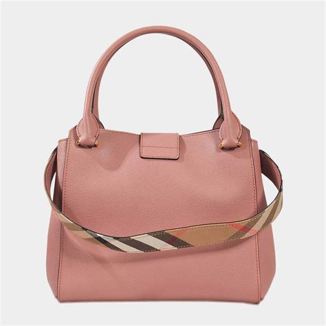 burberry medium buckle tote pink|burberry medium top handle tote.